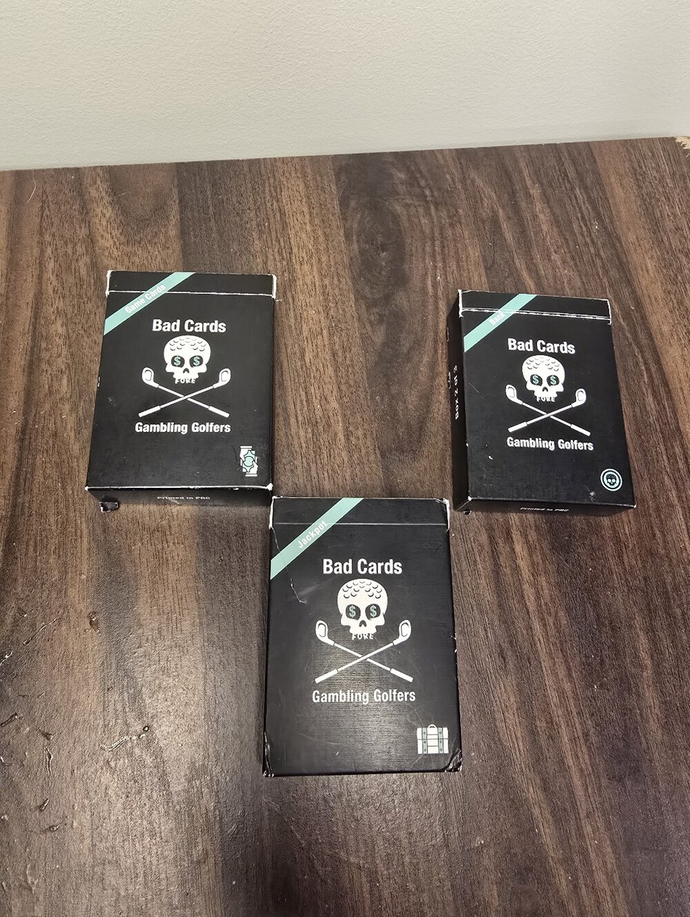 Bad Cards Playing Card Decks — Black